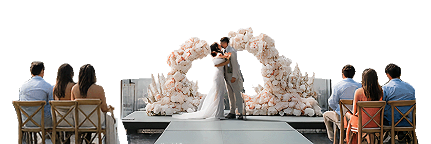 Pareja en ceremonia